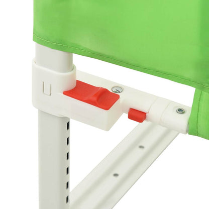 Sponda Letto di Sicurezza per Bambini Verde 160x25cm in Tessuto | homemem39