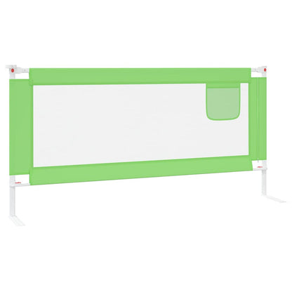 Sponda Letto di Sicurezza per Bambini Verde 190x25cm in Tessuto | homemem39
