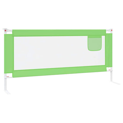 Sponda Letto di Sicurezza per Bambini Verde 200x25cm in Tessuto | homemem39
