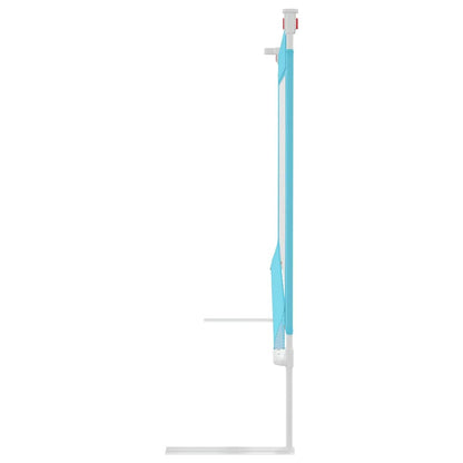 Sponda Letto di Sicurezza per Bambini Blu 120x25 cm in Tessuto
