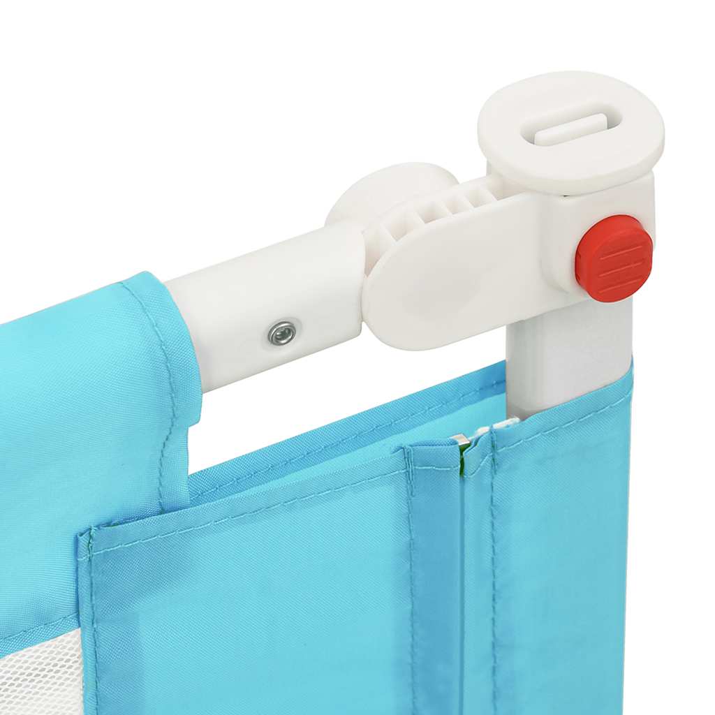 Sponda Letto di Sicurezza per Bambini Blu 190x25 cm in Tessuto | homemem39