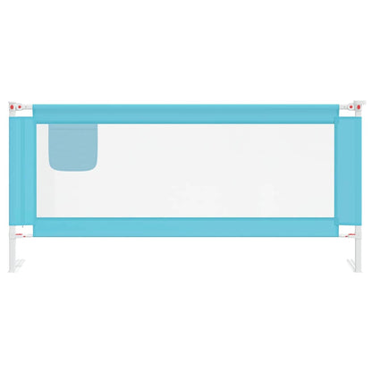 Sponda Letto di Sicurezza per Bambini Blu 200x25 cm in Tessuto | homemem39