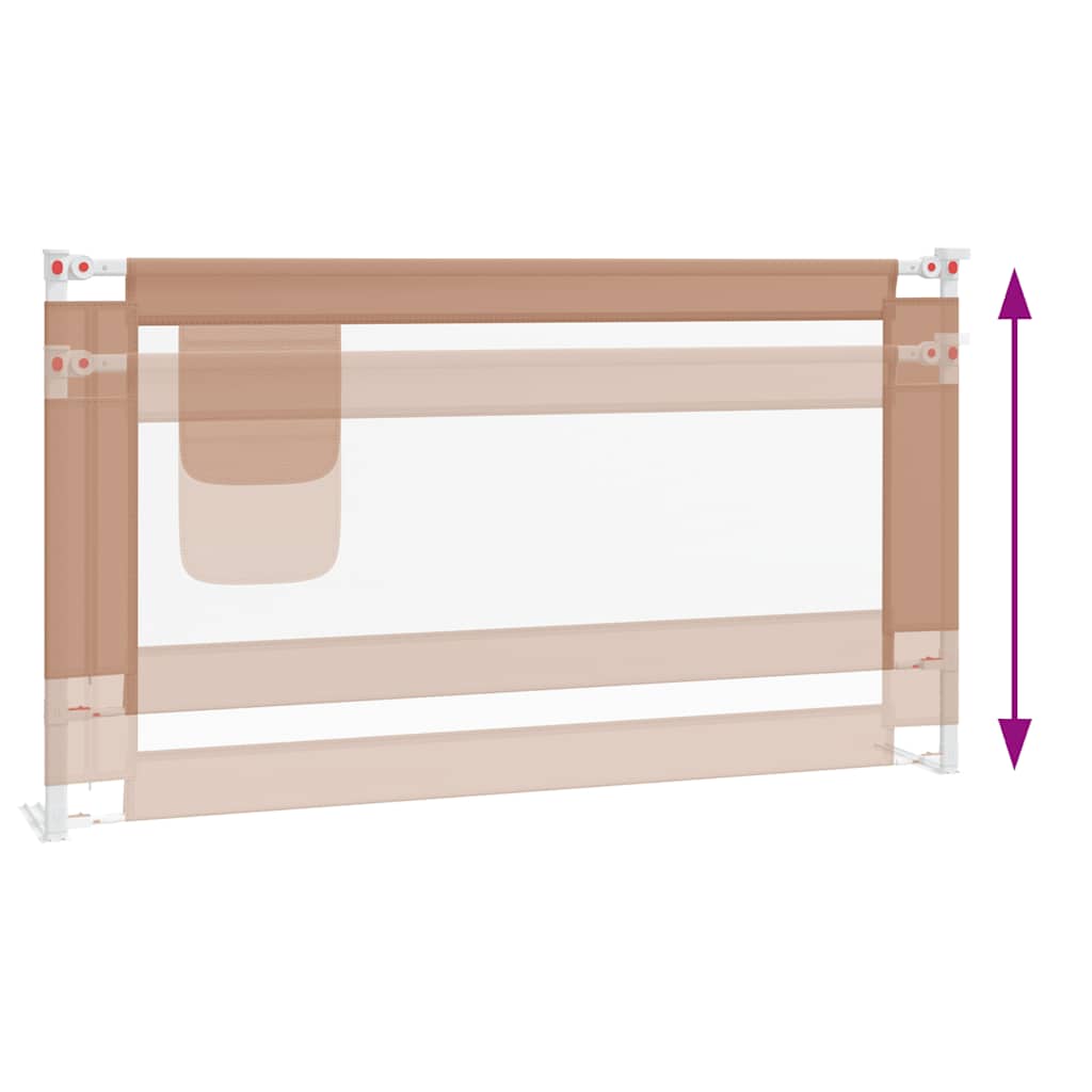 Sponda Letto di Sicurezza per Bambini Talpa 150x25cm in Tessuto | homemem39