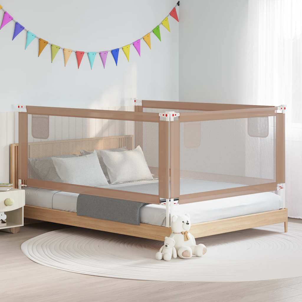 Sponda Letto di Sicurezza per Bambini Talpa 200x25cm in Tessuto | homemem39