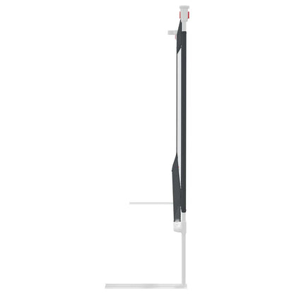 Sponda Letto Sicurezza Bambini Grigio Scuro 150x25 cm Tessuto