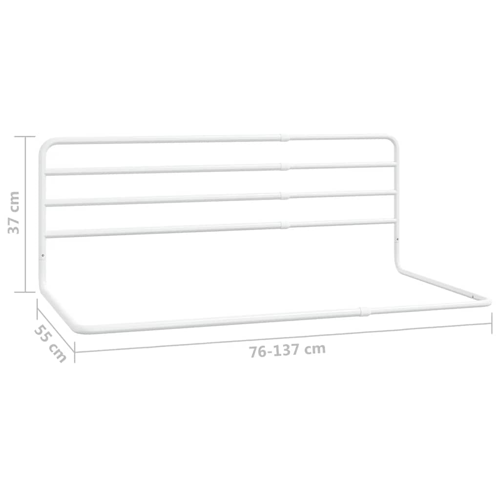 Sponda Letto di Sicurezza per Bambini (76-137)x55 cm in Ferro | homemem39