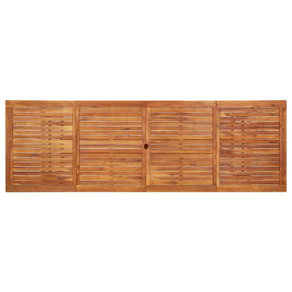 Tavolo da Pranzo per Esterni 280x90x75cm Legno Massello Acacia