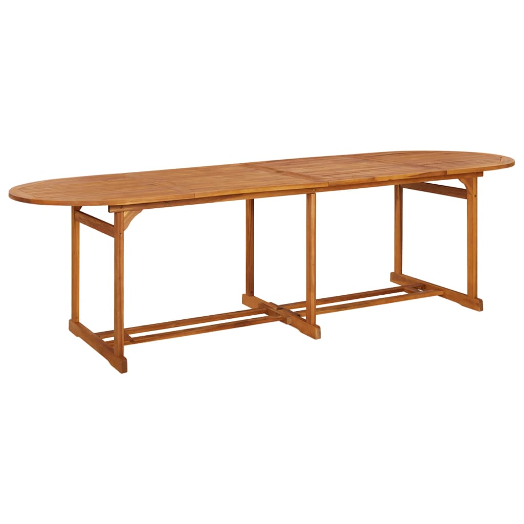 Outdoor Dining Table 280x90x75cm Solid Acacia Wood