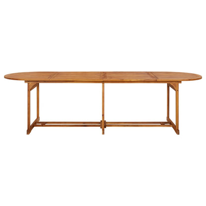 Outdoor Dining Table 280x90x75cm Solid Acacia Wood