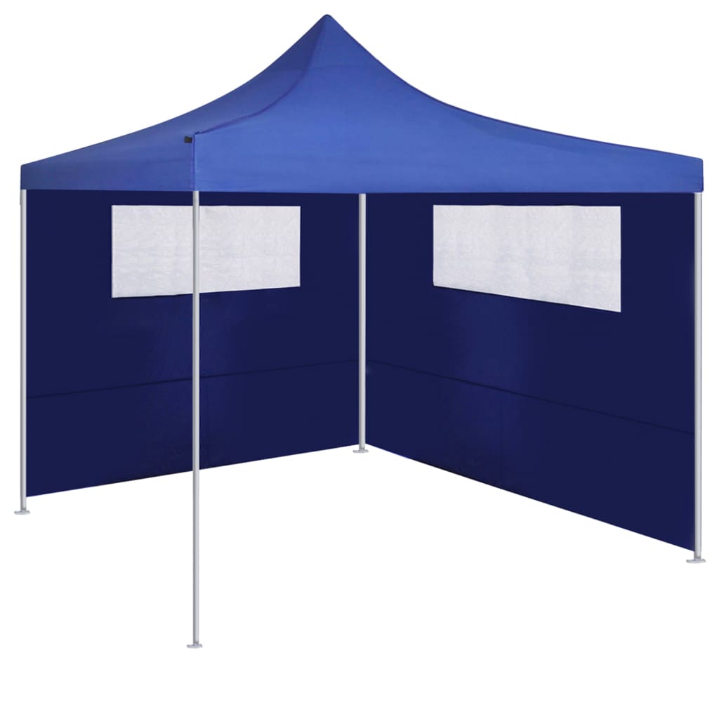 Pareti con Finestre per Gazebo 2 pz Blu - homemem39
