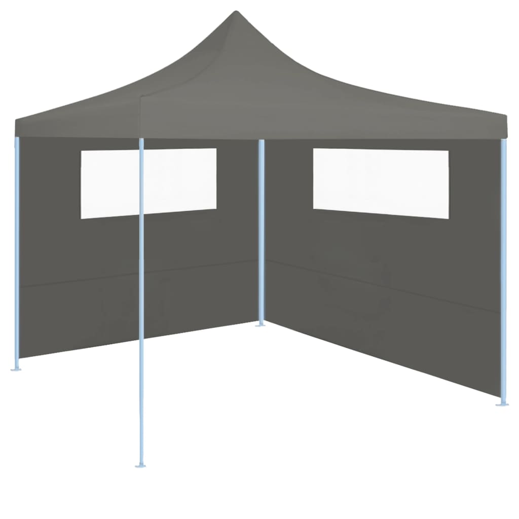 Pareti con Finestre per Gazebo 2 pz Antracite - homemem39