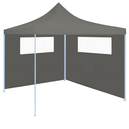 Pareti con Finestre per Gazebo 2 pz Antracite - homemem39
