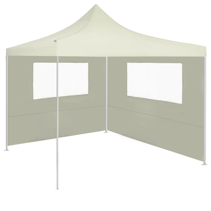 Parete con Finestre per Gazebo 4x2 m Crema | homemem39