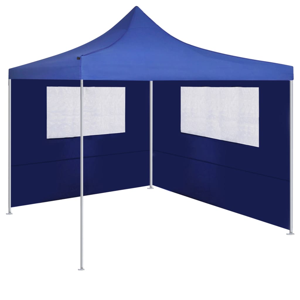 Parete con Finestre per Gazebo 4x2 m Blu | homemem39