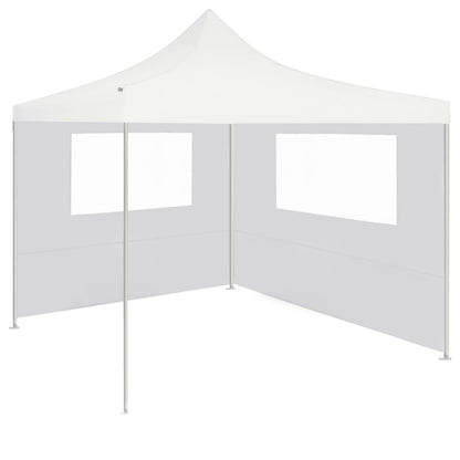 Parete con Finestre per Gazebo 4x2 m Bianca - homemem39
