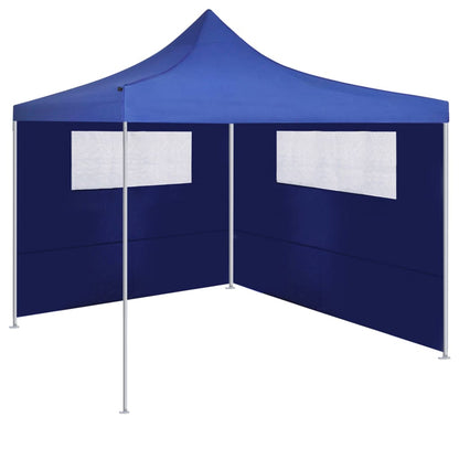 Pareti con Finestre per Gazebo 2 pz Blu - homemem39