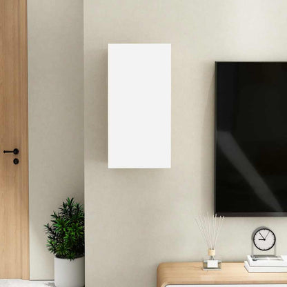 Mobile Porta TV Bianco 30,5x30x60 cm in Legno Multistrato