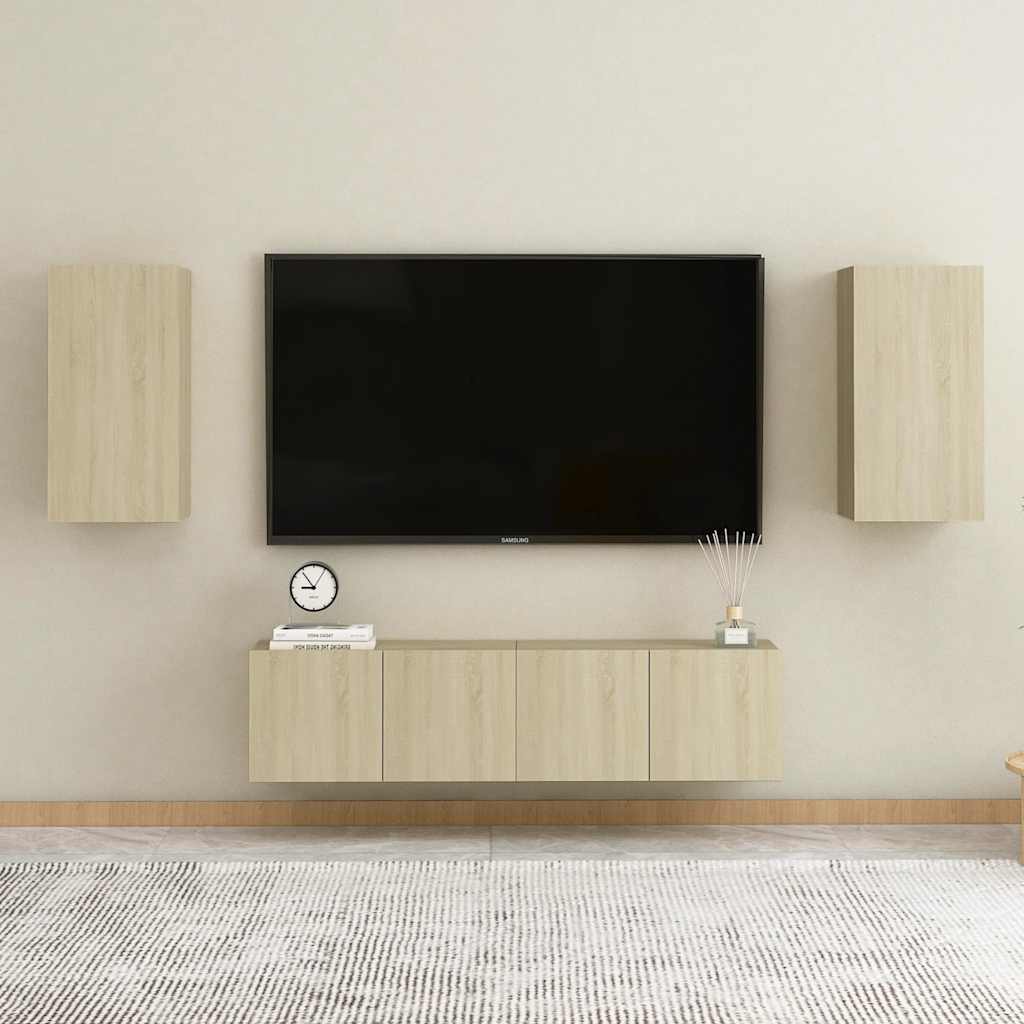 Mobile TV Rovere Sonoma 30,5x30x60 cm in Legno Multistrato - homemem39