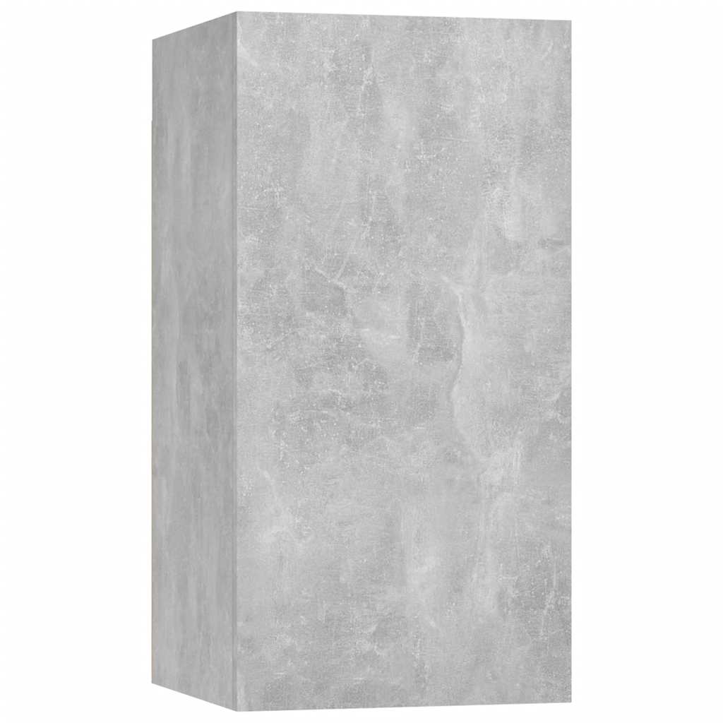 Mobile Porta TV Grigio Cemento 30,5x30x60 cm Legno Multistrato - homemem39