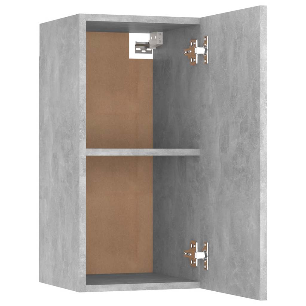 Mobile Porta TV Grigio Cemento 30,5x30x60 cm Legno Multistrato - homemem39