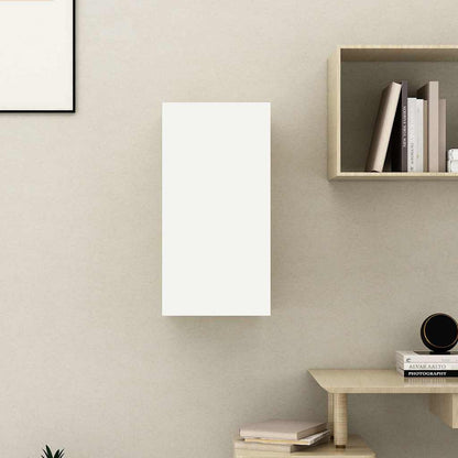 Mobile TV Bianco Rovere Sonoma 30,5x30x60 cm Legno Multistrato - homemem39