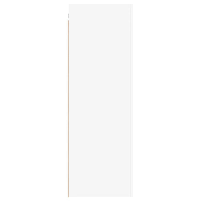 Mobili Porta TV 2pz Bianchi 30,5x30x90 cm in Legno Multistrato