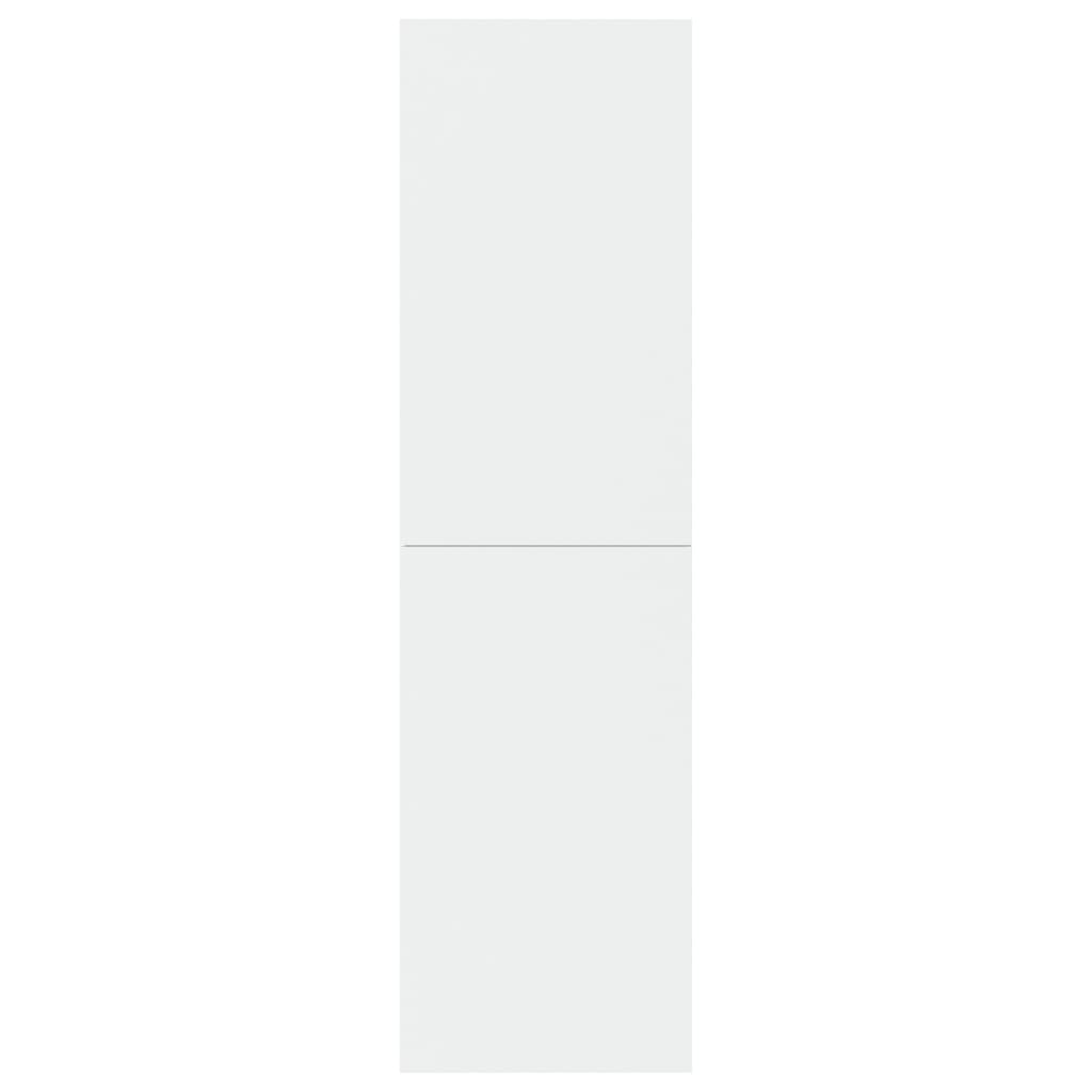 Mobile Porta TV Bianco 30,5x30x110 cm in Legno Multistrato