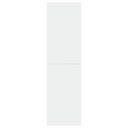 Mobile Porta TV Bianco 30,5x30x110 cm in Legno Multistrato