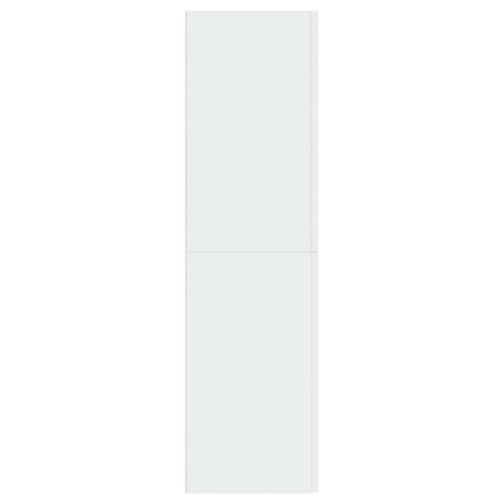 Mobile Porta TV Bianco 30,5x30x110 cm in Legno Multistrato