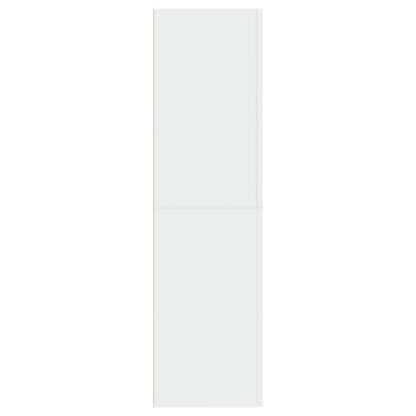 Mobile Porta TV Bianco 30,5x30x110 cm in Legno Multistrato