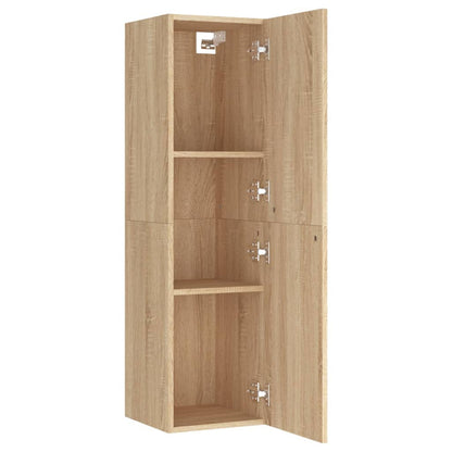 Mobile Porta TV Rovere Sonoma 30,5x30x110 cm Legno Multistrato - homemem39
