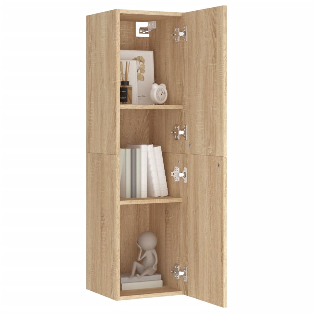 Mobile Porta TV Rovere Sonoma 30,5x30x110 cm Legno Multistrato - homemem39