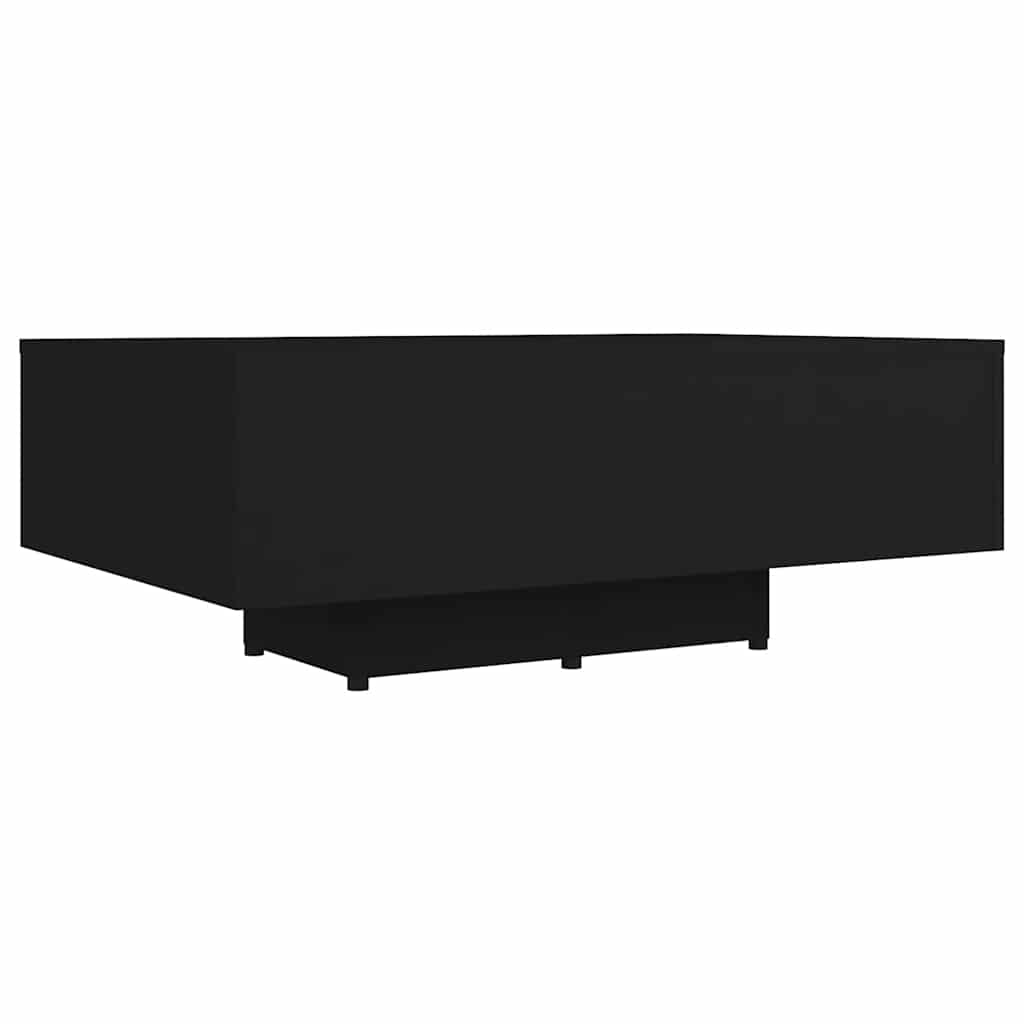 Tavolino da Salotto Nero 85x55x31 cm in Legno Multistrato | homemem39