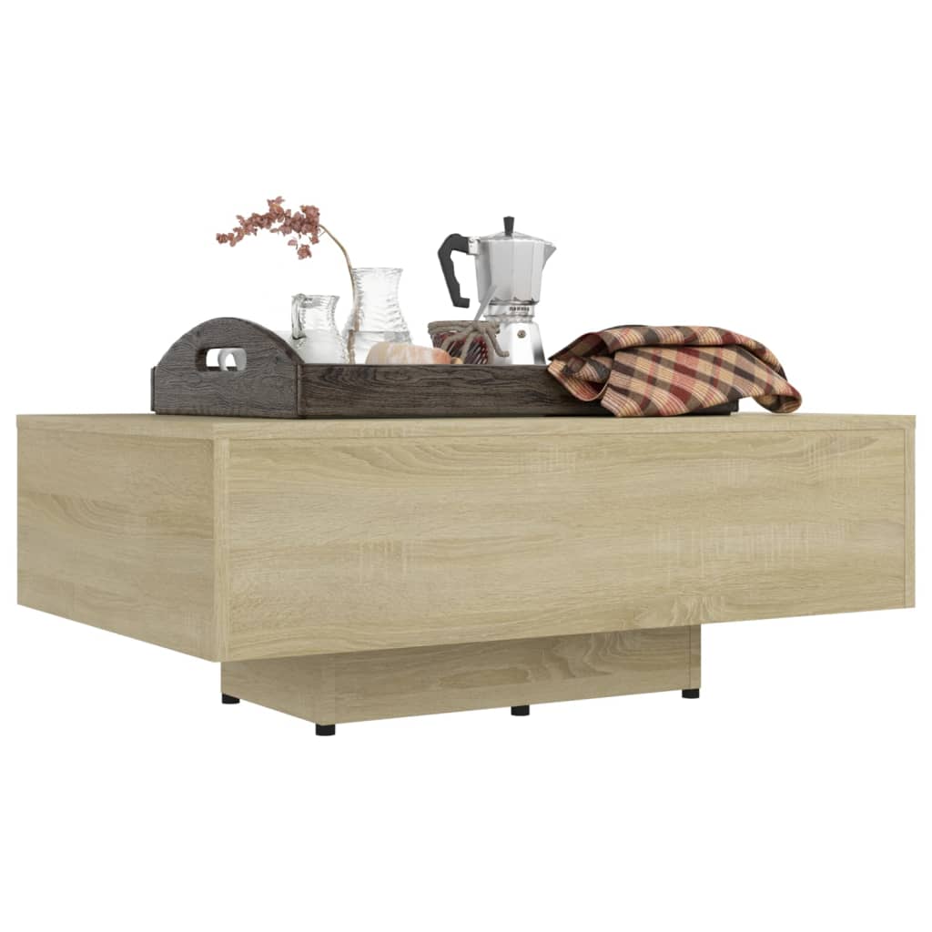 Tavolino da Salotto Rovere Sonoma 85x55x31cm Legno Multistrato | homemem39