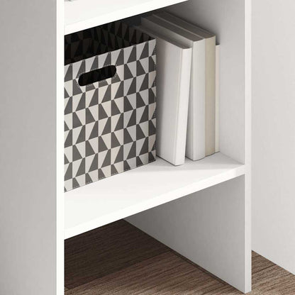Libreria Bianca 40x35x180 cm in Legno Multistrato