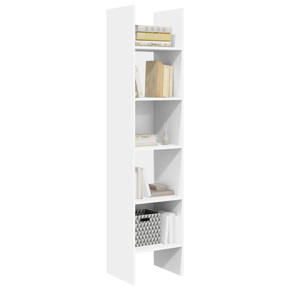 Libreria Bianca 40x35x180 cm in Legno Multistrato