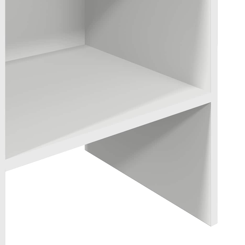 Libreria Bianca 40x35x180 cm in Legno Multistrato | homemem39