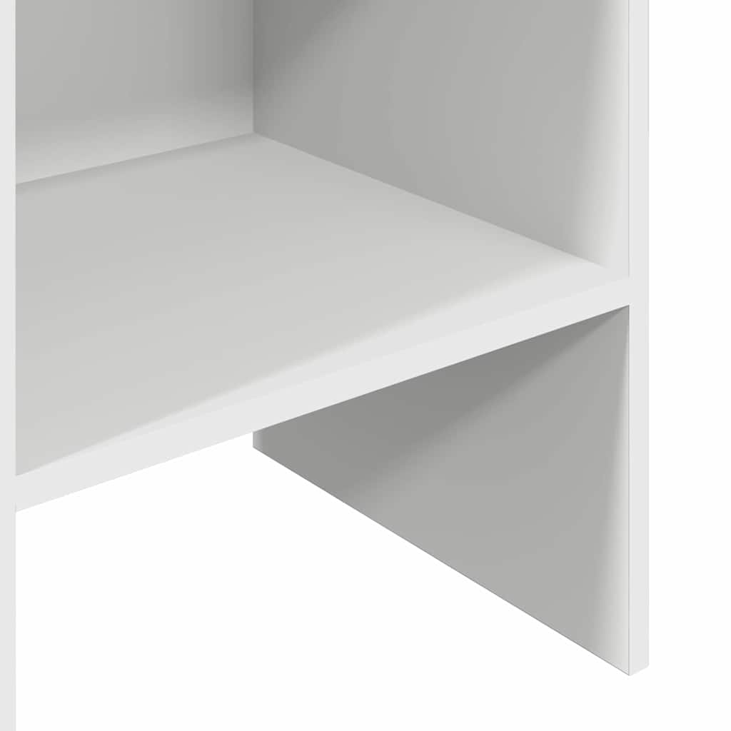 Libreria Bianca 40x35x180 cm in Legno Multistrato