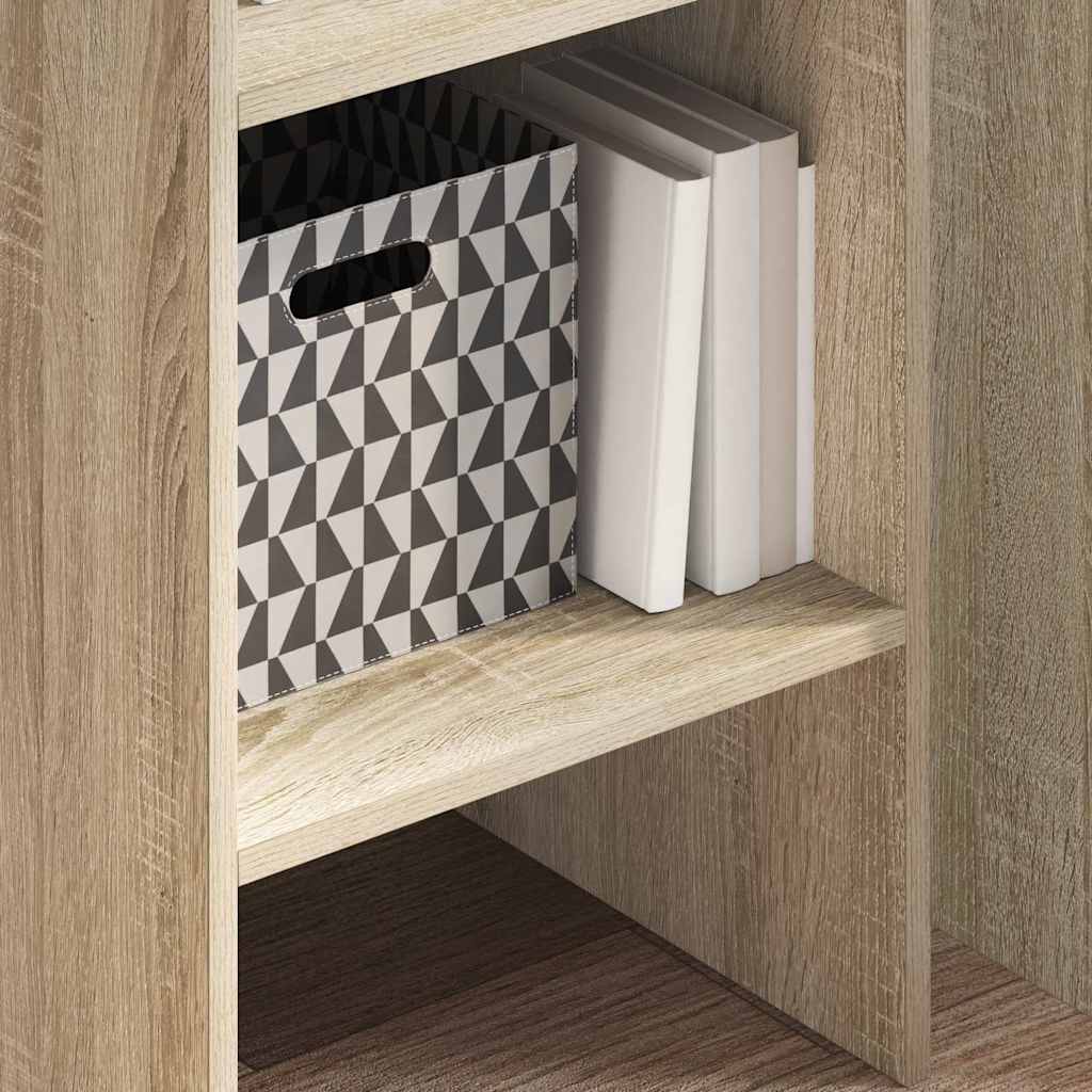 Libreria Rovere Sonoma 40x35x180 cm in Legno Multistrato