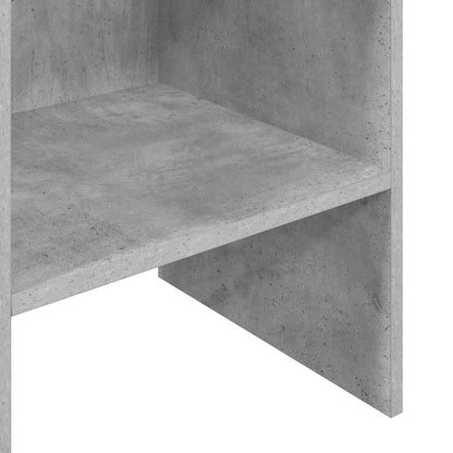 Libreria Grigio Cemento 40x35x180 cm in Legno Multistrato | homemem39