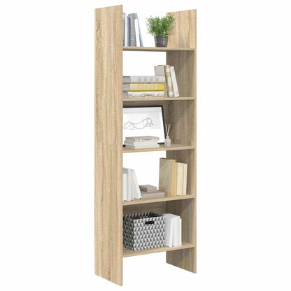 Libreria Rovere Sonoma 60x35x180 cm in Legno Multistrato