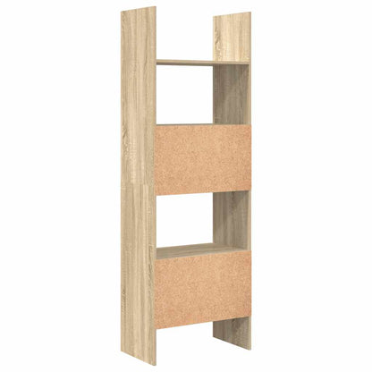Libreria Rovere Sonoma 60x35x180 cm in Legno Multistrato