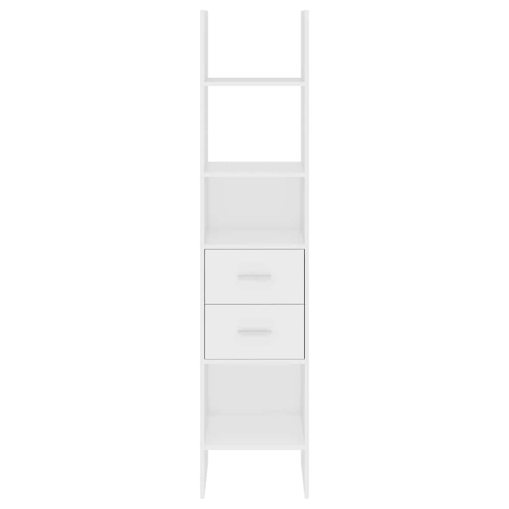 Libreria Bianca 40x35x180 cm in Legno Multistrato