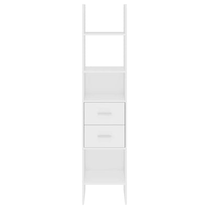 Libreria Bianca 40x35x180 cm in Legno Multistrato