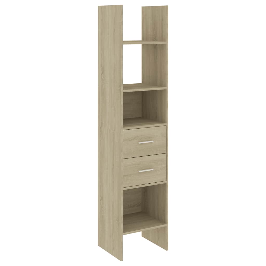 Libreria Rovere Sonoma 40x35x180 cm in Legno Multistrato | homemem39