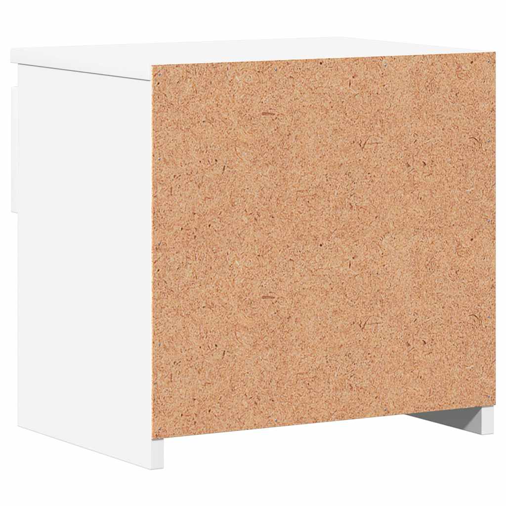 Comodini 2 pz Bianco 40x30x39 cm in Legno Ingegnerizzato - homemem39