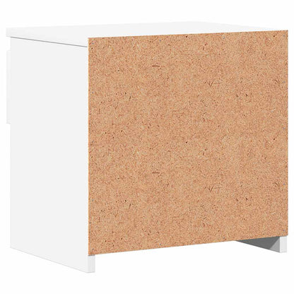Comodini 2 pz Bianco 40x30x39 cm in Legno Ingegnerizzato - homemem39