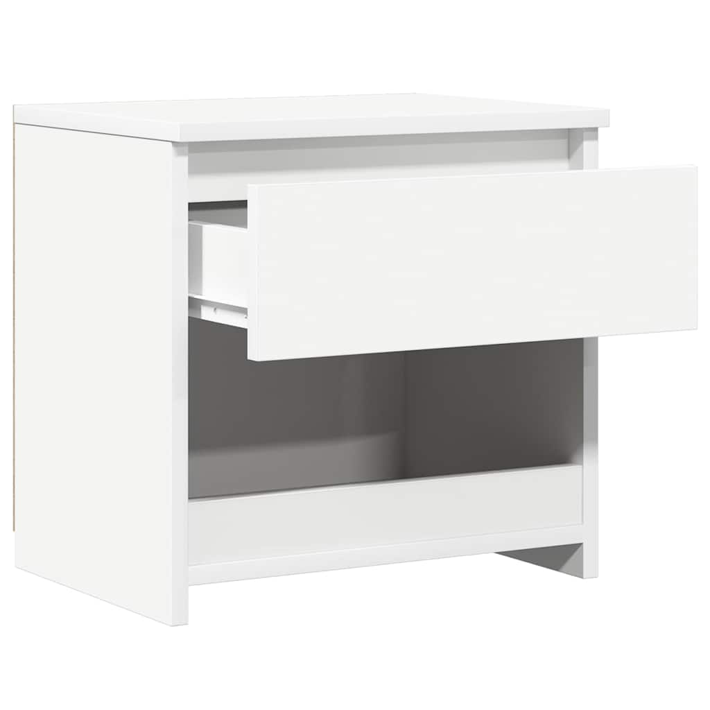 Comodini 2 pz Bianco 40x30x39 cm in Legno Ingegnerizzato - homemem39