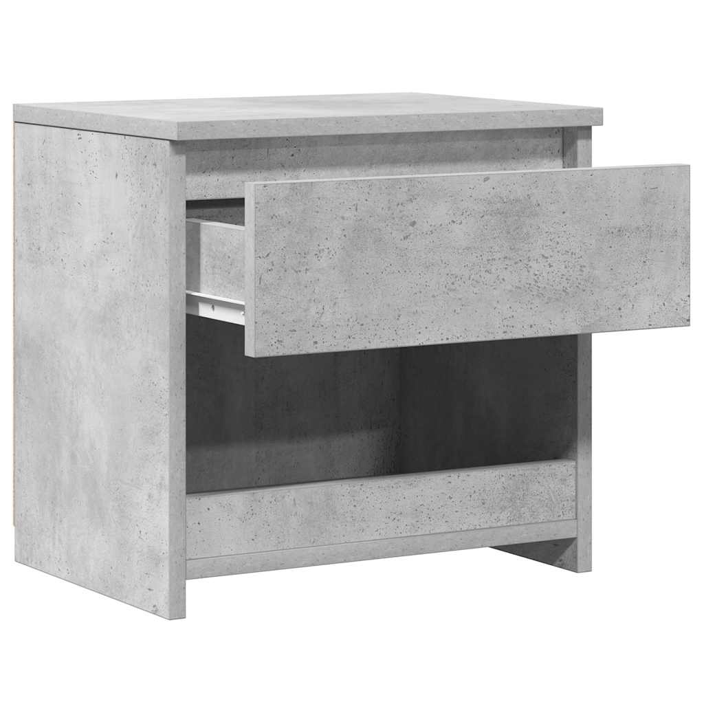 Comodini 2pz Grigio Cemento 40x30x39 cm in Legno Multistrato - homemem39