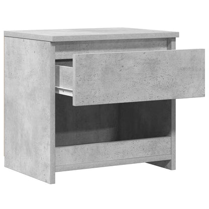 Comodini 2pz Grigio Cemento 40x30x39 cm in Legno Multistrato - homemem39